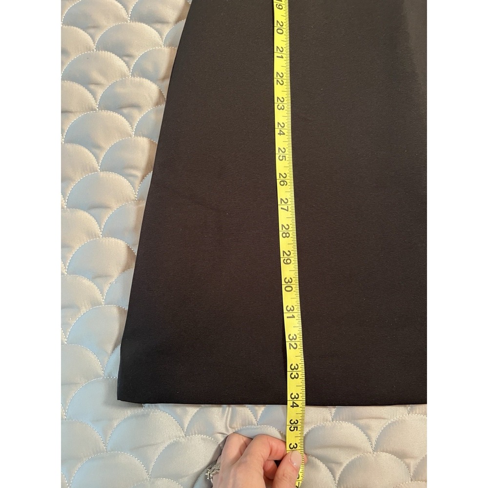 Kate Spade Scuba Cut Out A Line Sleeveless Black Dress Size 2 Edgy Rocker - Picture 6 of 8